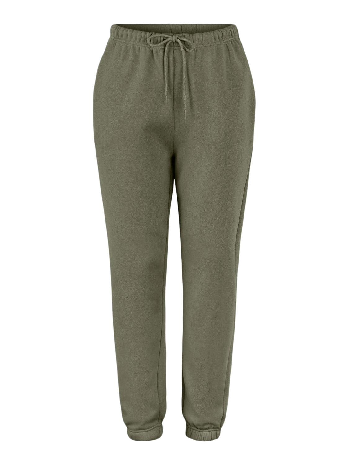 PCCHILLI Pants m. elastik - Deep Lichen Green